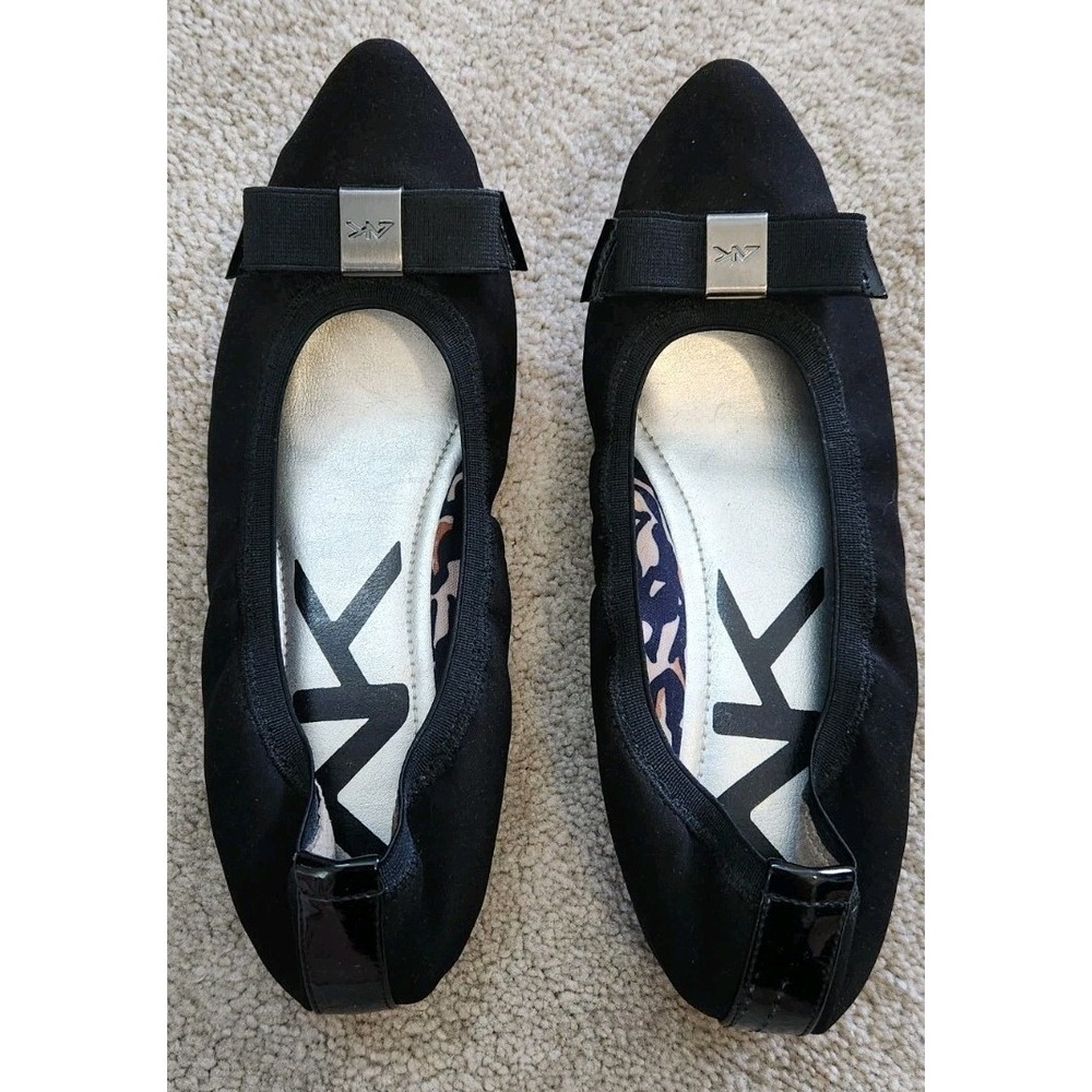 Anne Klein Sport Women Shoe Size 7M Black‎ Ballet Flat AK7OLLA